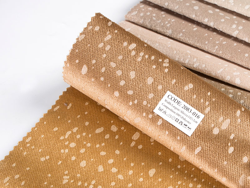 Mångsidig sammetbronzing jacquard tyg för anpassningsbar kudde