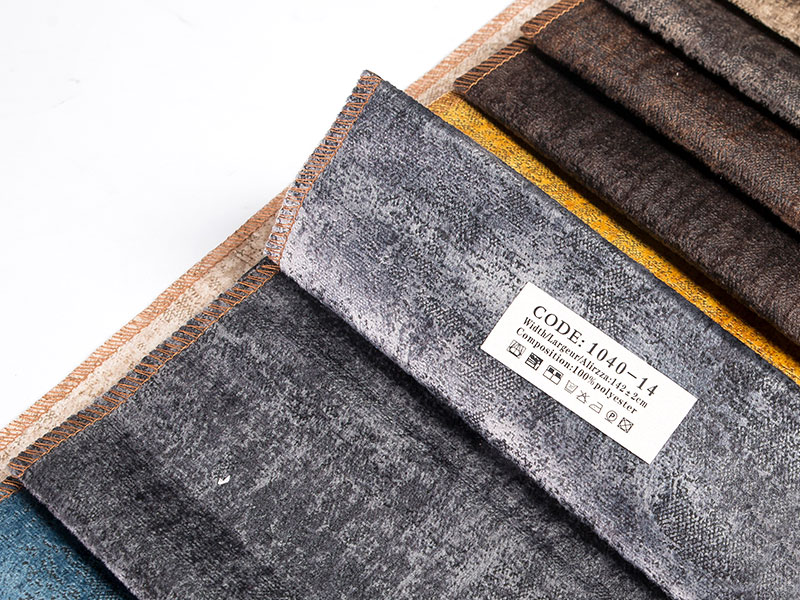 Fashionabla laminerat sammetväv, perfekt för kläder och accessoarer