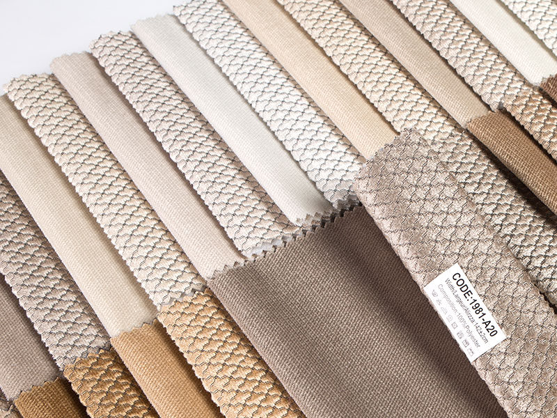 Mjuk Jacquard Fleece -tyg för soffor och andra hushållsartiklar