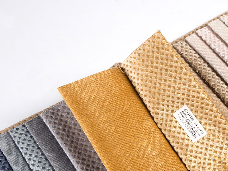 Lyxig Jacquard Fleece -tyg för heminredning