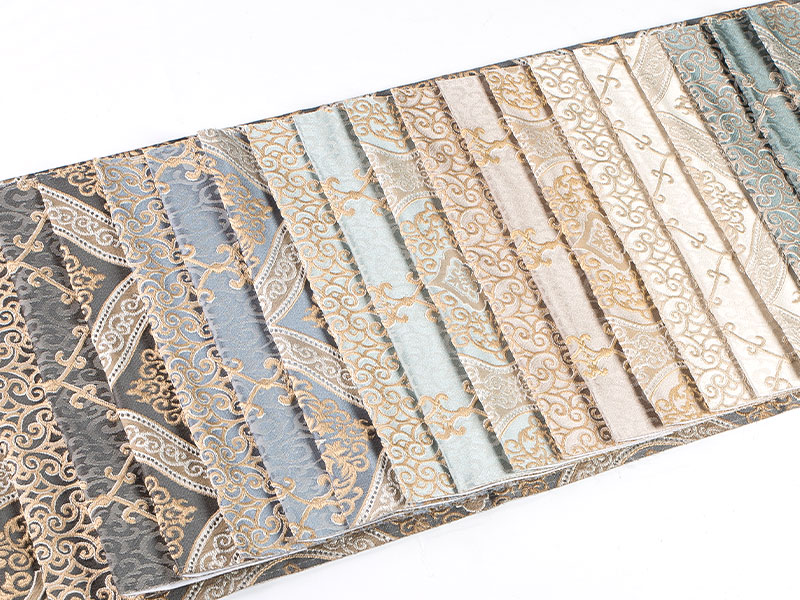 Garnfärgat Jacquard -tyg - Perfekt för modekläder och heminredning