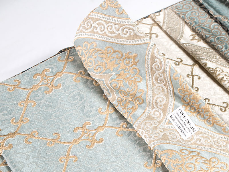 Garnfärgat Jacquard -tyg - Perfekt för modekläder och heminredning