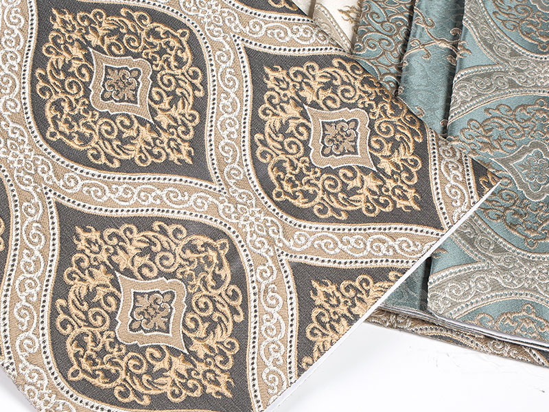 Garnfärgat Jacquard -tyg - Perfekt för modekläder och heminredning