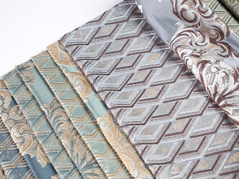 Garnfärgat Jacquard -tyg - perfekt för klädsel och draperi