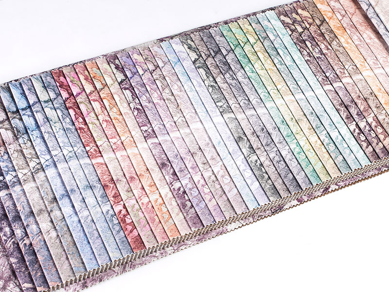 High -end tryckt emboss laminering Velvet Fabric - Utsökt och elegant