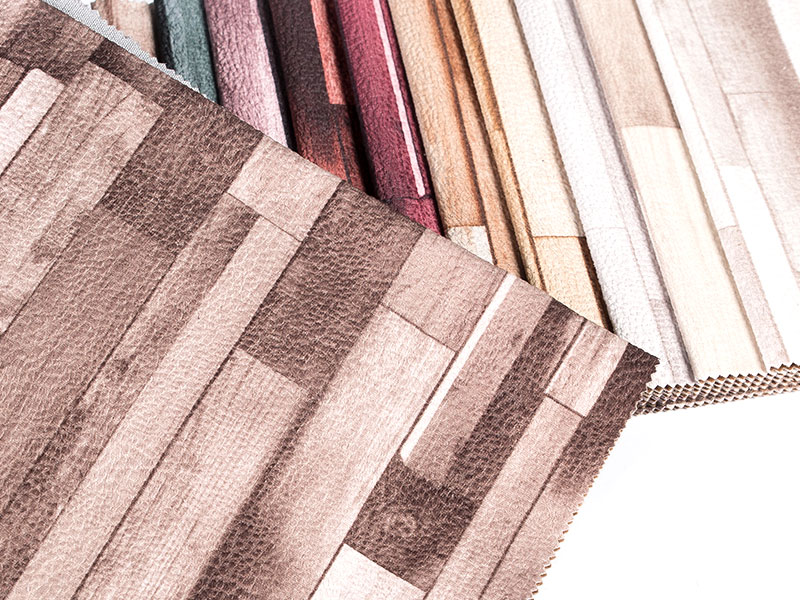 Snygga tryckta emboss laminering Velvet Fabric - Förbättra dina produkter med en touch av lyx