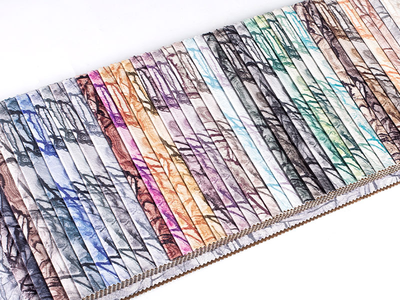 Trendiga tryckta emboss laminering Velvet Fabric - Ett mångsidigt val för olika applikationer