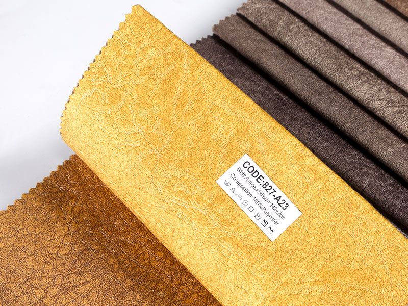 Anpassad tryckt Emboss Lamination Velvet Fabric för kläder och tillbehör