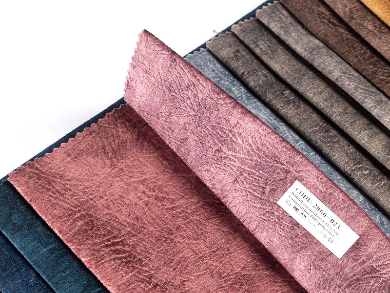 Elegant tryckt Emboss Lamination Velvet Fabric - Förbättra dina inre utrymmen