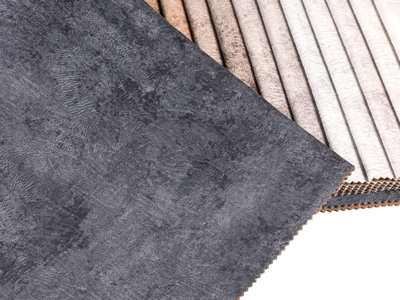 Mjukt och silkeslen tryckt emboss laminering Velvet Fabric - njut av lyx