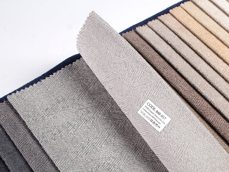 Hållbar och mångsidig vanlig chenille -tyg för klädsel, dekorationer och DIY
