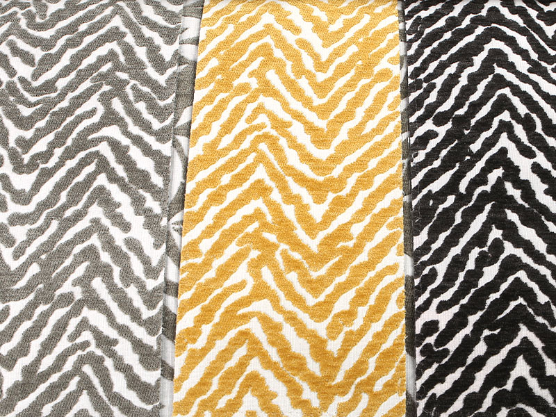 Blomma mönster Jacquard chenille gardin soffa klädsel tyg mdn975