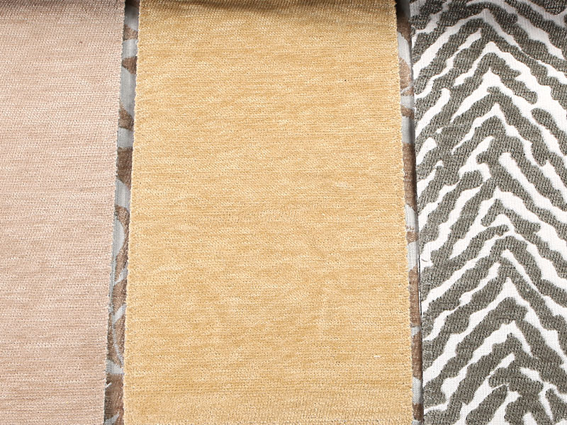 Blomma mönster Jacquard chenille gardin soffa klädsel tyg mdn975