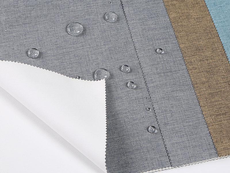 100% polyester blackout vattentät belagt tyg