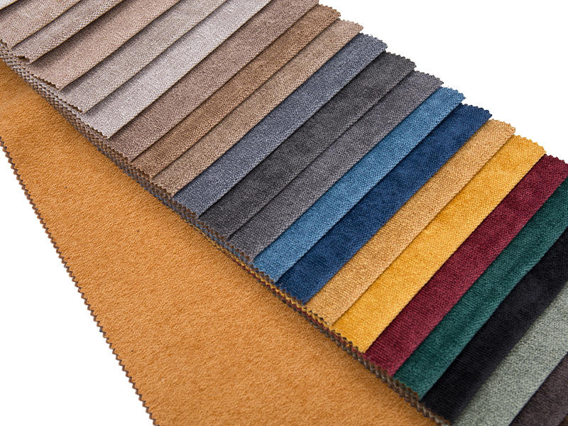 250 - 520gsm fast färg chenille klädsel tyg