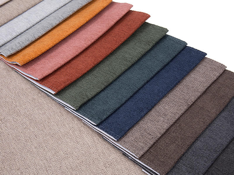 250 - 520gsm fast färg chenille klädsel tyg