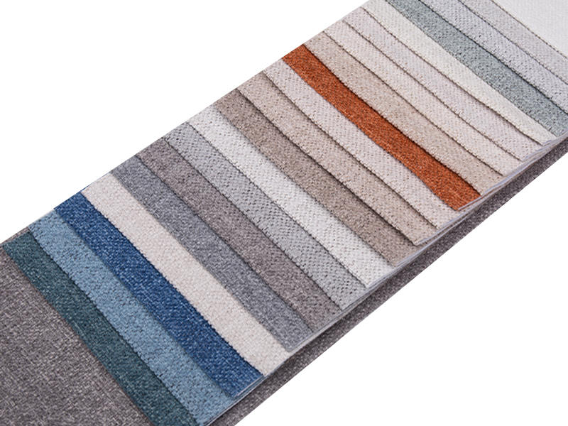 250 - 520gsm fast färg chenille klädsel tyg