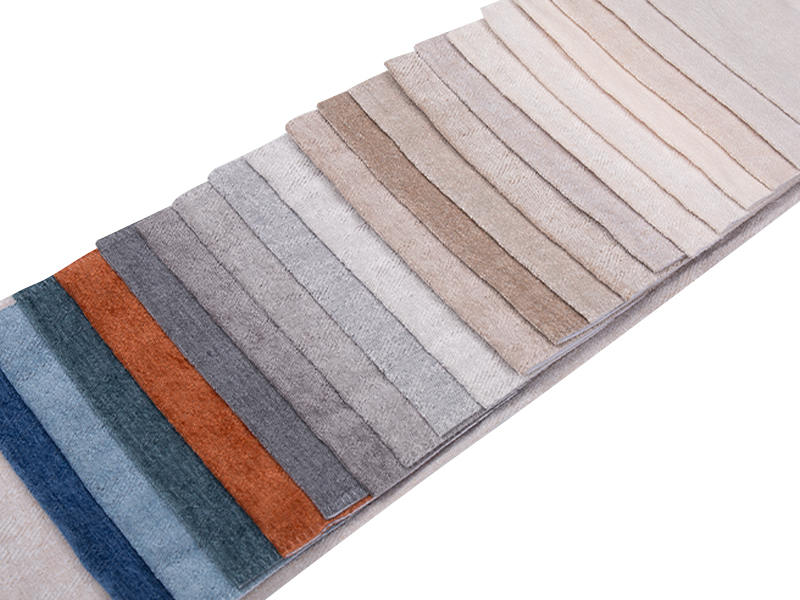 250 - 520gsm fast färg chenille klädsel tyg