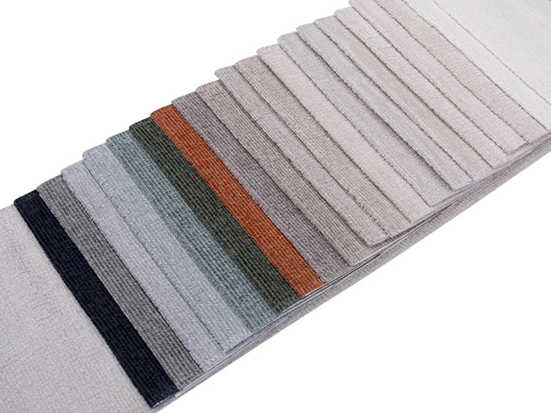 250 - 520gsm fast färg chenille klädsel tyg