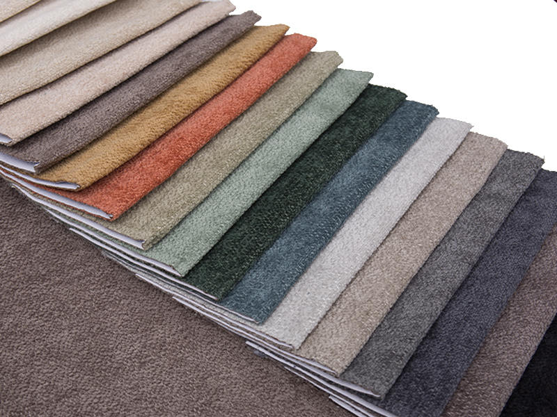 250 - 520gsm fast färg chenille klädsel tyg