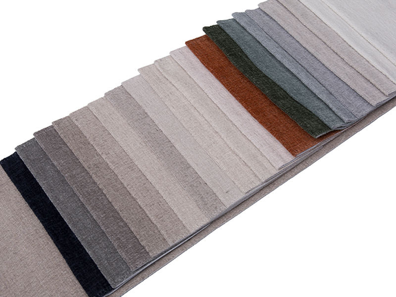 250 - 520gsm fast färg chenille klädsel tyg