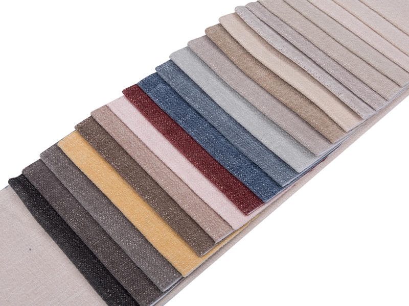 250 - 520gsm fast färg chenille klädsel tyg