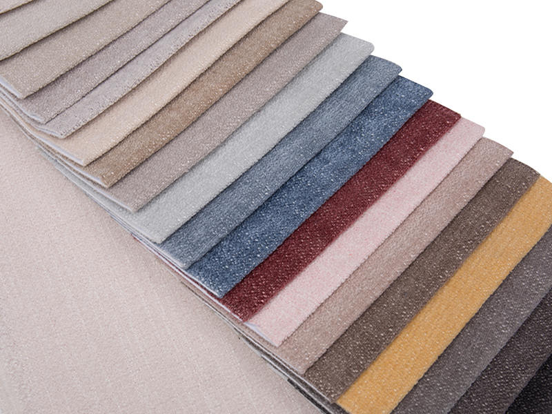 250 - 520gsm fast färg chenille klädsel tyg