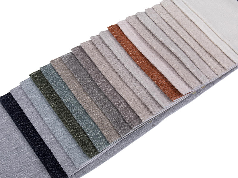 250 - 520gsm fast färg chenille klädsel tyg