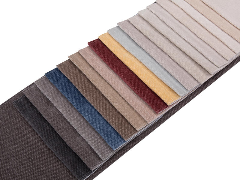 250 - 520gsm fast färg chenille klädsel tyg