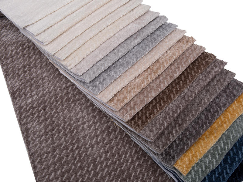 250 - 520gsm fast färg chenille klädsel tyg