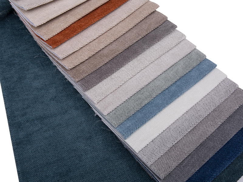 250 - 520gsm fast färg chenille klädsel tyg