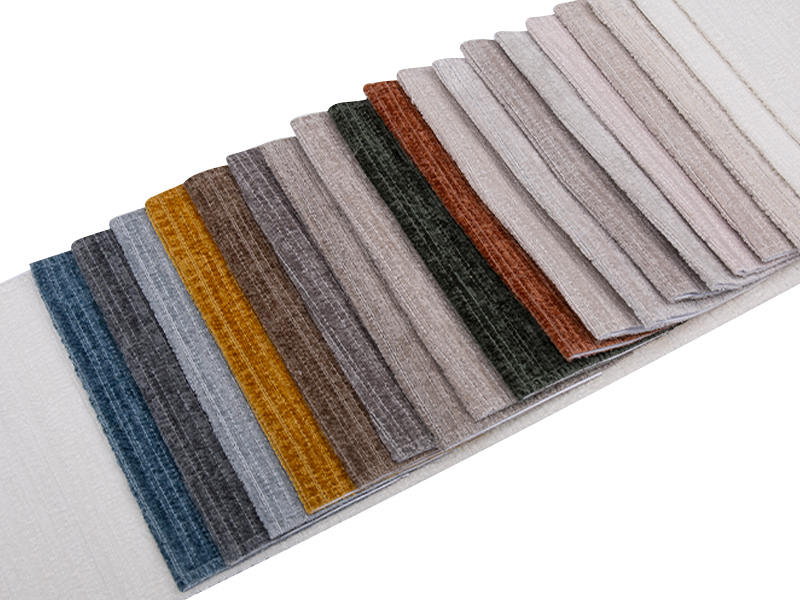 250 - 520gsm fast färg chenille klädsel tyg