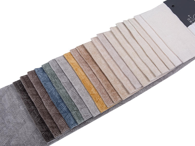 250 - 520gsm fast färg chenille klädsel tyg