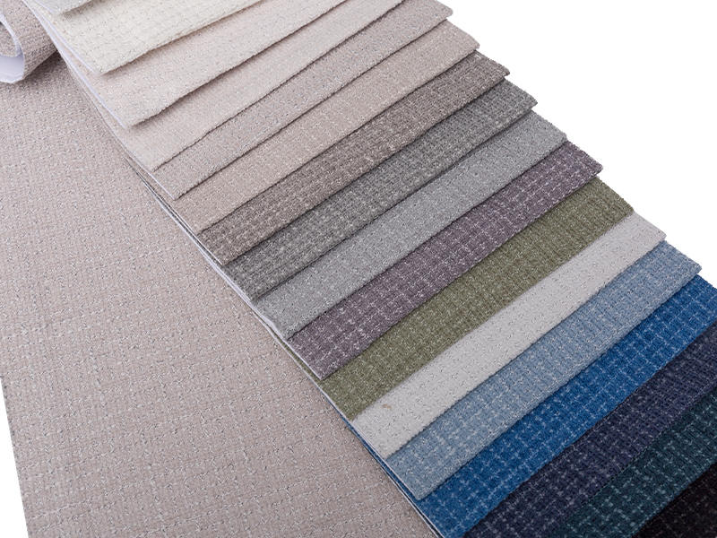 250 - 520gsm fast färg chenille klädsel tyg